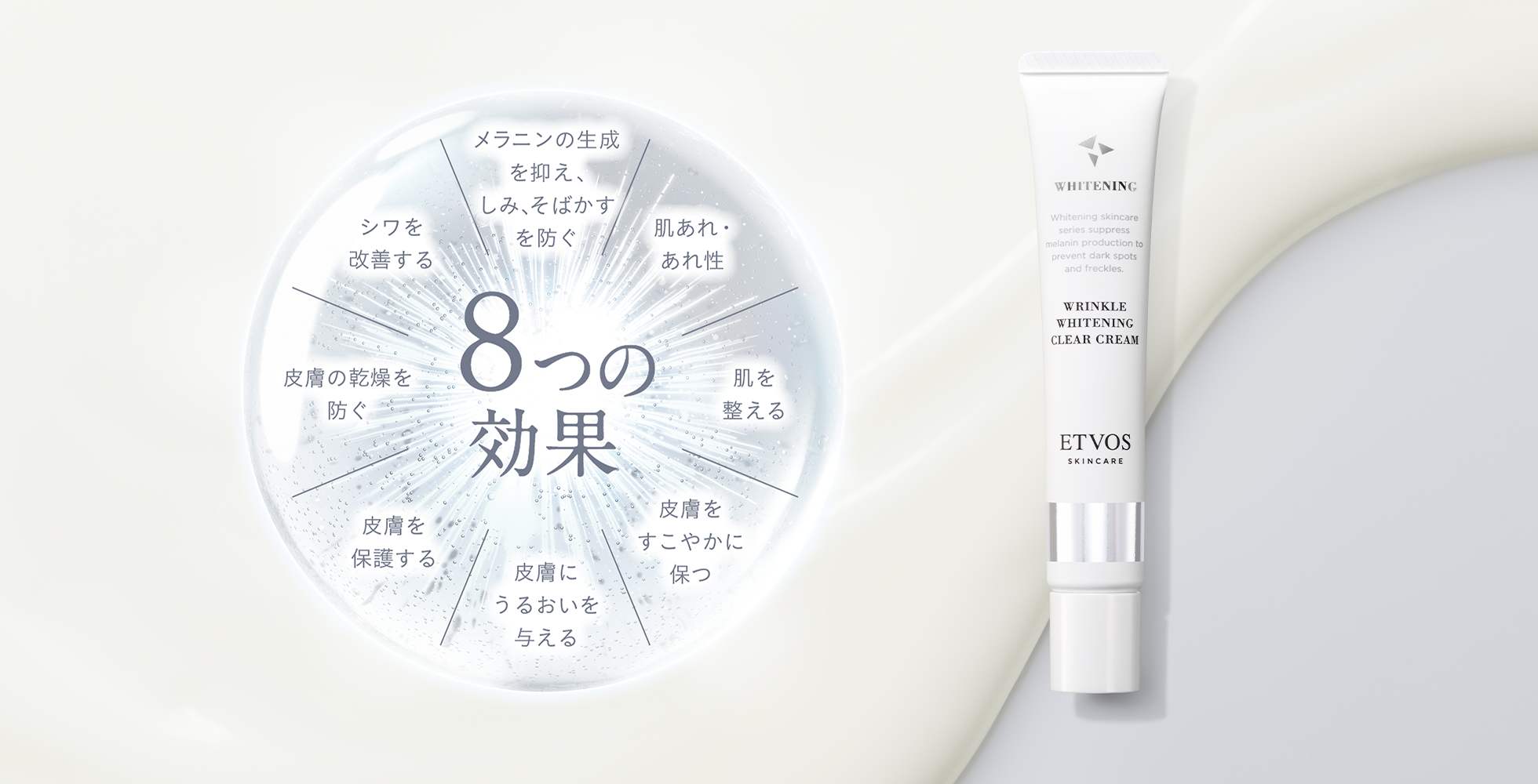 8つの承認効果を持つ医薬部外品